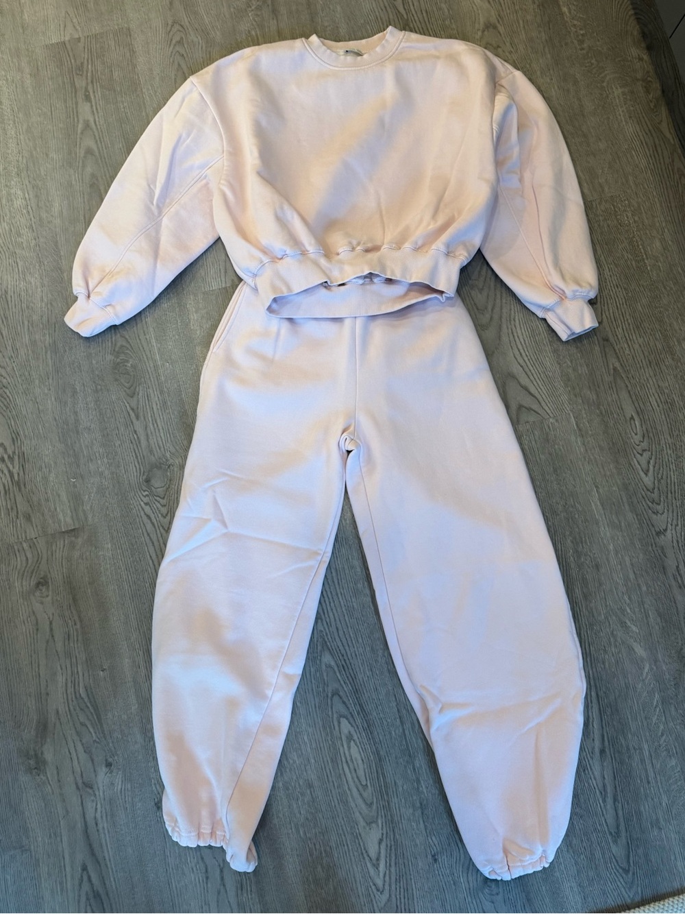 Zara pink sweat set